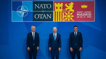 The NATO summit is typically held in Brussels but occasionally is other Members States can petiton to host. This year it is in Madid, Spain.