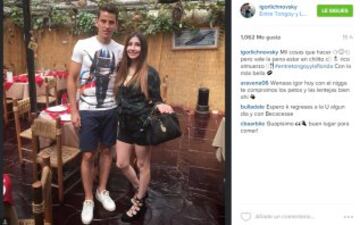 Igor Lichnovsky vino a Chile a pasar Navidad y Año Nuevo.