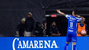 Maximiliano Meza festeja su gol en contra del Inter Miami.