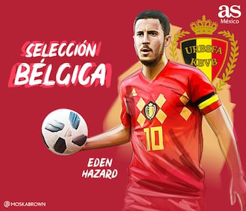 Los 'Diablos Rojos' de Bélgica son una de las selecciones que han irrumpido con fuerza en años recientes para rebatir el status-quo futbolístico. Su 'generación dorada', liderada por Eden Hazard, alcanzó el tercer lugar en el Mundial de Rusia 2018. El propio Hazard fue galardonado con el Balón de Plata del torneo.