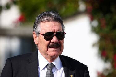 António José da Conceição Oliveira el día de la ceremonia fúnebre del futbolista portugués del Liverpool Diogo Jota y su hermano André Silva.