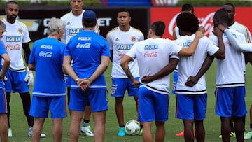 La Selección Colombia, sin James Rodríguez, comienza a preparar este sábado en Barranquilla el partido frente a Uruguay por Eliminatorias.