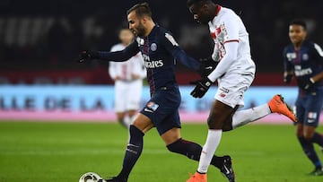 Jes&eacute; durante un partido contra el Lille. 