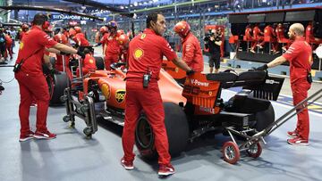 Ferrari en Singapur 2019.