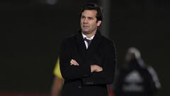 Solari, en el reciente partido contra el Fuenlabrada.