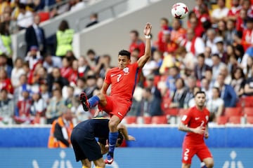 Las postales del duelo entre Chile y Australia