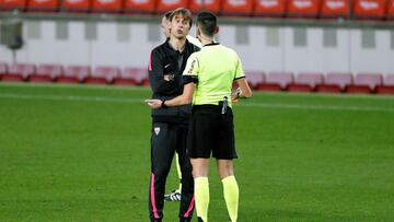 S&aacute;nchez Mart&iacute;nez, con Lopetegui.