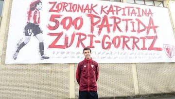 Susaeta esta mañana en Lezama.