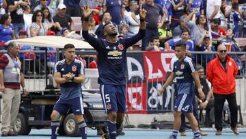 El central fue una de las figuras del partido.