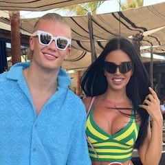 Haaland disfruta de sus vacaciones con la modelo croata Ivana Knoll
