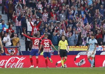 Griezmann se la ha dado a Morata en largo y este ha acabado definiendo ante Rubén después de una gran carrera. Excelente gol del delantero colchonero.