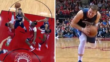 Doncic da un curso de cómo desesperar a dos superestrellas rivales en el mismo minuto