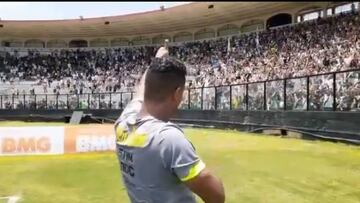 Fredy Guarín fue ovacionado por la hinchada de Vasco Da Gama