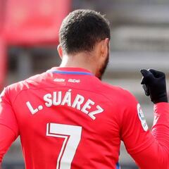 Luis Suárez anota en empate de Granada ante Huesca