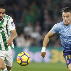 Resumen Betis 2 - Girona 2: Tello evita la crisis en un descuento loco