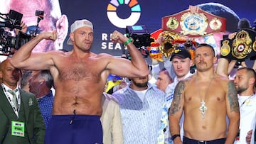 Tyson Fury and Oleksandr Usyk will unify the heavyweight division for the first time in the four-belt era in Riyadh, Saudi Arabia.