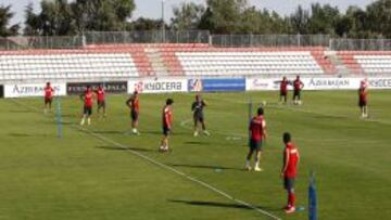 El Atlético, en la pasada pretemporada.