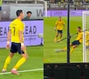 La jugada de Al Nassr previo al golazo de Cristiano que rompe las redes