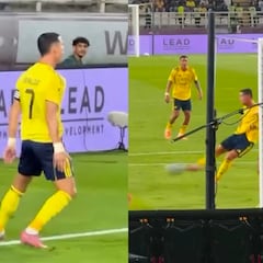 La jugada de Al Nassr previo al golazo de Cristiano que rompe las redes