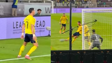 La jugada de Al Nassr previo al golazo de Cristiano que rompe las redes