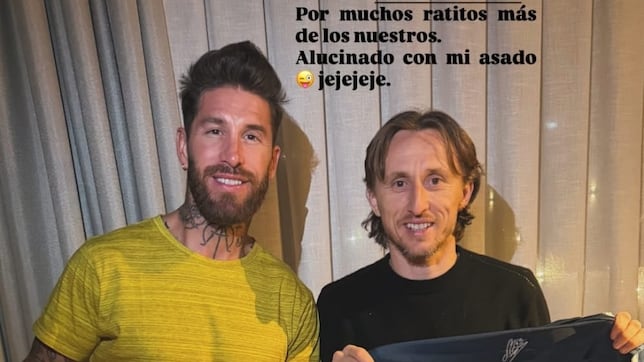 Reencuentro Ramos-Modric