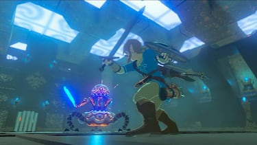 Link en pleno combate, nueva imagen de Zelda: BotW