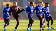 Work, work & more work as Setién makes Barça players sweat