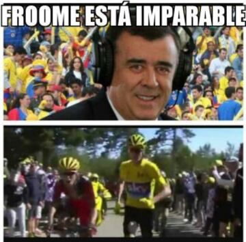 Los mejores memes de la corrida de Chris Froome en el Tour