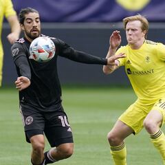 Inter Miami, sin Higuaín, no logra romper la defensa de Nashville