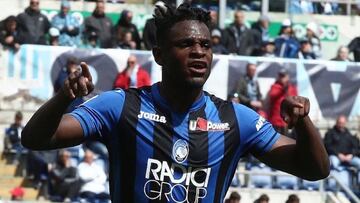 Duv&aacute;n Zapata marc&oacute; su gol 22 ante la Lazio 