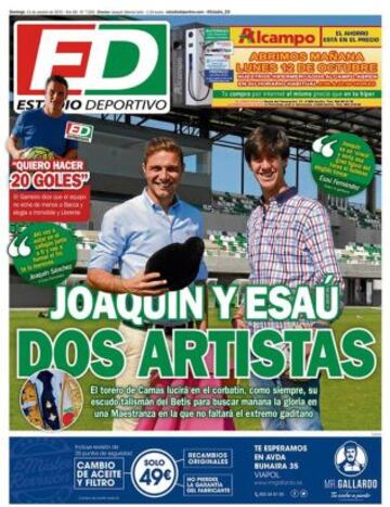 Portadas de la prensa deportiva