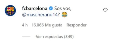 Agero cambia de 'look' y acaba troleado por el FC Barcelona