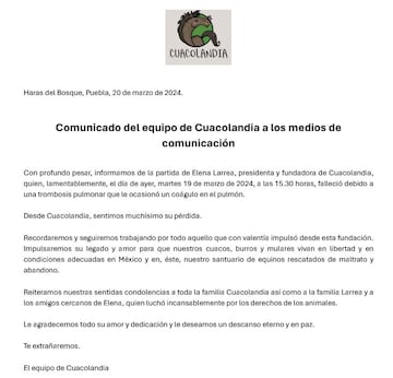 Cuacolandia seguirá al resguardo de los caballos