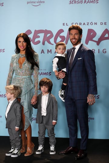 Pilar Rubio, Sergio Ramos an family