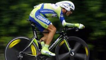 El Liquigas se impone en la crono por equipos