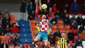 Sebas Moyano, en una jugada ante el Zaragoza.