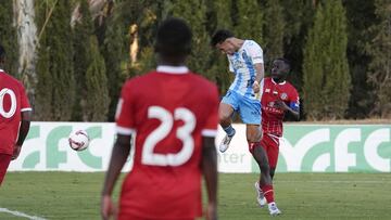 Momento en que Larrubia anota el 1-0