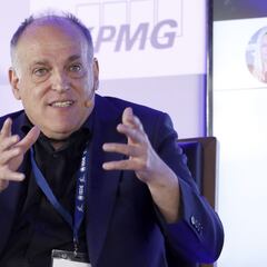 Tebas: "No estoy contento con que Rubiales sufra"