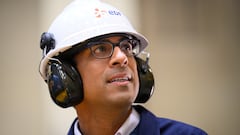Britain's Prime Minister Rishi Sunak is given a tour of the Sizewell B nuclear power facility on June 19, 2024 in Sizewell, Britain.  Leon Neal/Pool via REUTERS