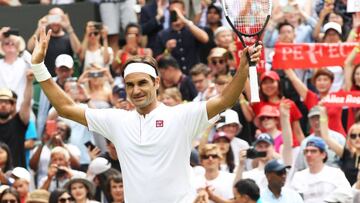 Federer acelera: 26 sets seguidos sin perder en Wimbledon