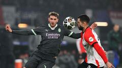 ¿Cómo le fue a Santiago Giménez en el Feyenoord vs Milan de la Champions League?