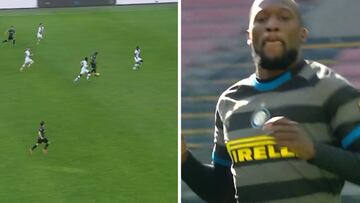 Es incontenible: Las carreras de Lukaku en los goles del Inter