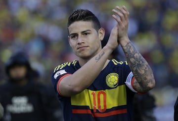 El capitán actual de la selección de Colombia ya ha hecho historia. James con solo 25 años es líder indiscutible. Con un gran Mundial 2014, es el 10 del Real Madrid, pretendido por grandes equipos. Con gol y visión de juego, tiene un gran futuro.