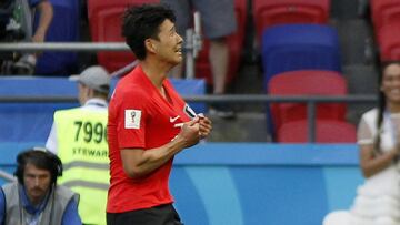 Heung - Min Son, capit&aacute;n de Corea del Sur. 