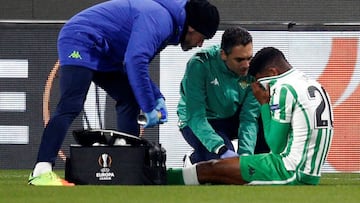 Junior se lesionó ante el Rennes.