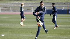 En Nesyri, durante un entrenamiento.