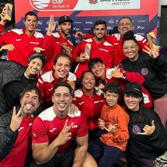 España queda tercera en la Copa del Mundo de tenis playa