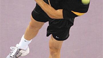 <b>SU MAJESTAD DEL ROCKÓDROMO. </b>Andre Agassi se exhibió ayer sobre la pista rápida de Greenset.