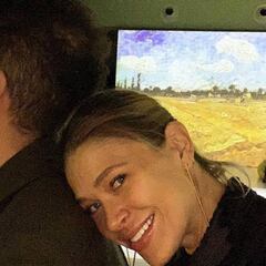 Simeone y Carla Pereyra celebran su quinto aniversario con Van Gogh