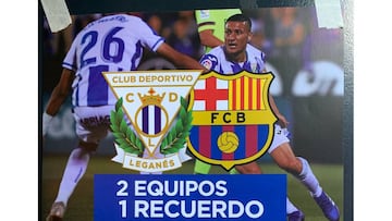 El Legan&eacute;s tira de recuerdos para agitar Butarque contra el Bar&ccedil;a